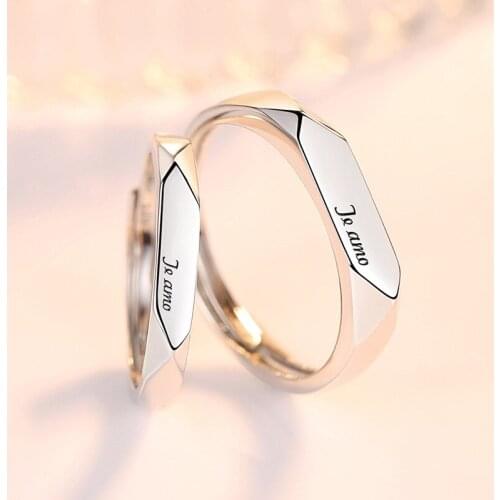 Perfso Women's Silver Rings