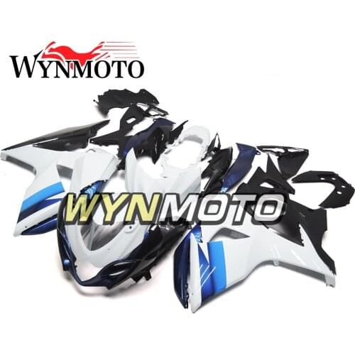 Complete Fairings Kit For GSXR1000 09-16 09 10 11 12 13 14 15 16 K9 Injection Fairing ABS Plastics White Blue Cowlings Frames