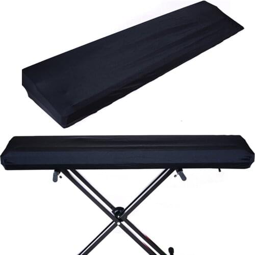 Electric Piano Keyboard Dust Cover for 88 Keys and 61/73/76 Keys Stretchable Elastic Fabric and Locking Clasp Synthesizer Cover