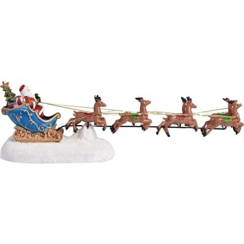 Sleigh Christmas Man Ornament Unique Design Decoration Great Gift