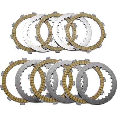 Motorcycle Clutch Friction Disc Plate Kit For Honda TRX420FE TRX420TE FourTrax Rancher 420 ES OEM:22201-ML4-610 22321-HN0-670