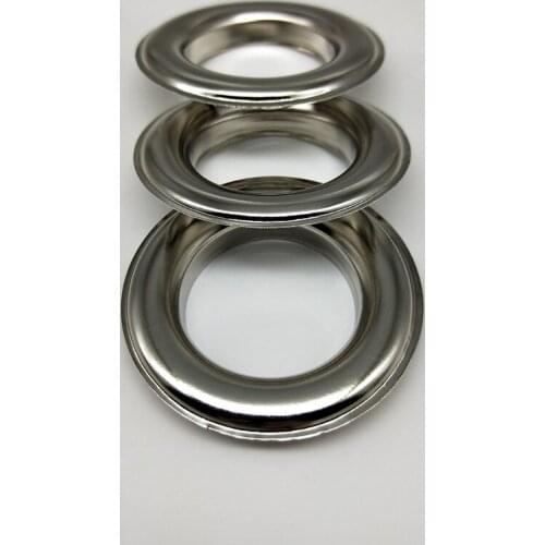 Silver garment Iron eyelets with gasket 30mm scrapbooking accessories Knitwear Jeans Apparel Bags Shoes 20 pcs/lot