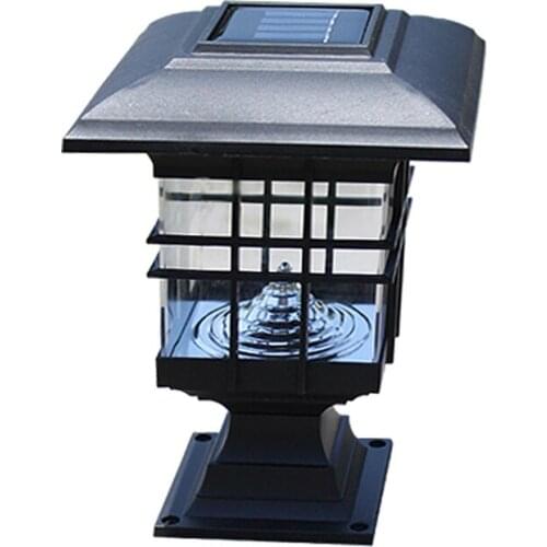 LED Solar Light Outdoor Wall Lamp Waterproof Courtyard Pillar Light Street Lamp for Garden Decor Solar Lamps Garden Lighting