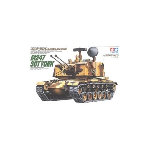 TAMIYA 1/35 scale models 35126 US M247 SGT YORK "York Sergeant" motorized air defense systems