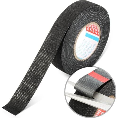 Universal Car Flannel fabric Cloth Tape For VW Volkswagen Golf Polo Passat Tiguan Jetta Touran T-Roc Scirocco