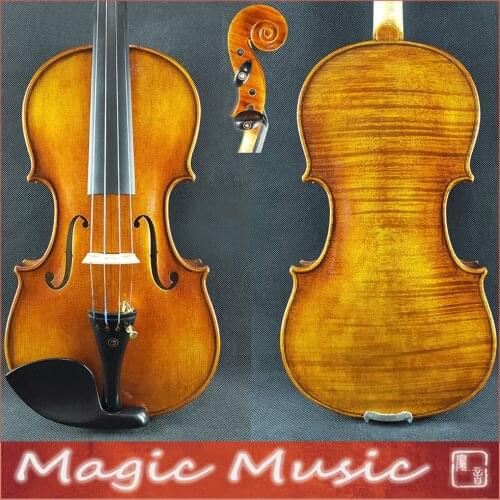 Master Level! 1-Piece Back! Copy of Antonius Strad Viotti 1709 Master Violin Size 4/4, With European Wood