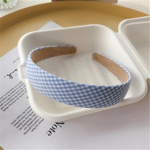 Floral Lattice Headband Retro English Style Hair Accessories For Women New Autumn And Winter Hair Band