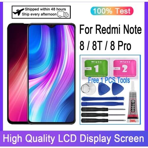 6.3" inch Original For Xiaomi Redmi Note 8 LCD Display Touch Screen Digitizer Assembly For Redmi Note8 LCD Replacement