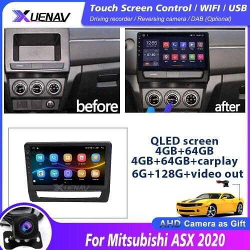 10.1 inch Car Radio Stereo Player For Mitsubishi ASX 2020 2.5D Multimedia Car GPS Radio Radio with carplay Stereo WiFi Navi