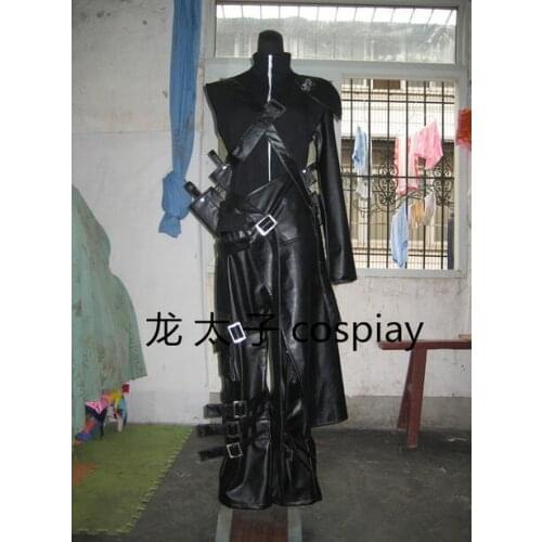 2016 FINAL FANTASY VII ADVENT CHILDREN Cloud Strife Cosplay Costume Halloween Uniform