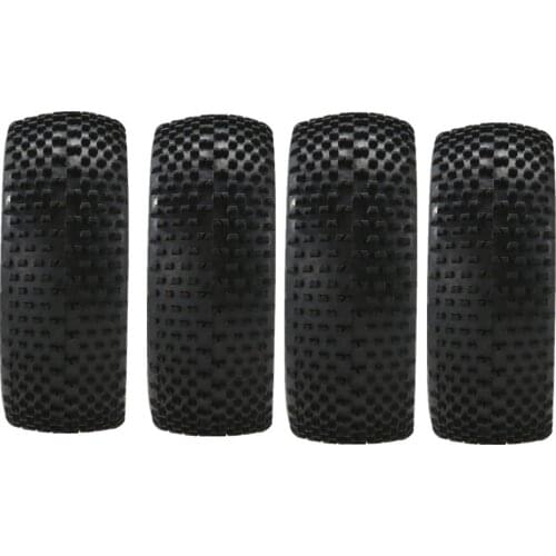 4 Pieces 1/8 Buggy On-road Tire Tyre RC Tires Wheels for HSP FS Racing Car