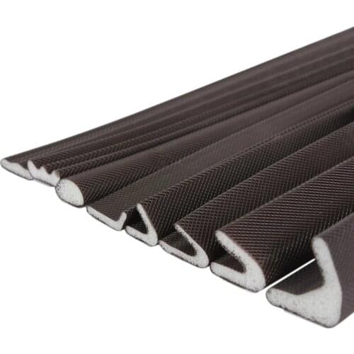 5 meters Self adhesive Door Window Sealing Strip Weather Stripping soundproofing foam glass window anti-collision rubber strip