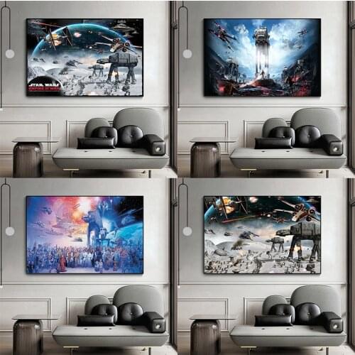 5D DIY Diamond Painting Marvel Star Wars Battlefront Plot Mandalorian Movie Popular Sci-Fi TV Wall Pictures for Home Decor