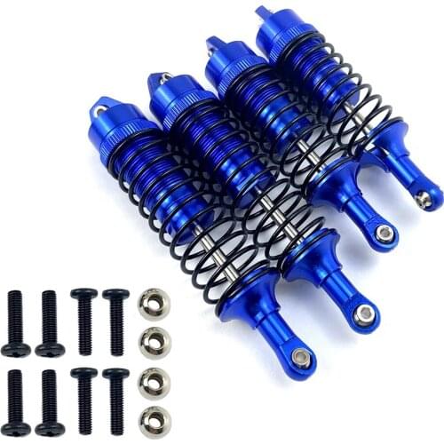 Aluminium Schokdemper Gemonteerd Full Metal Grote Boring Schokken Voor & Achter Voor Traxxas 727 1/10 Slash 4X4 Rc Auto Vrachtwa
