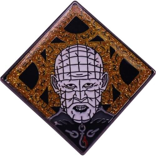 Hell Priest Pinhead Brooch