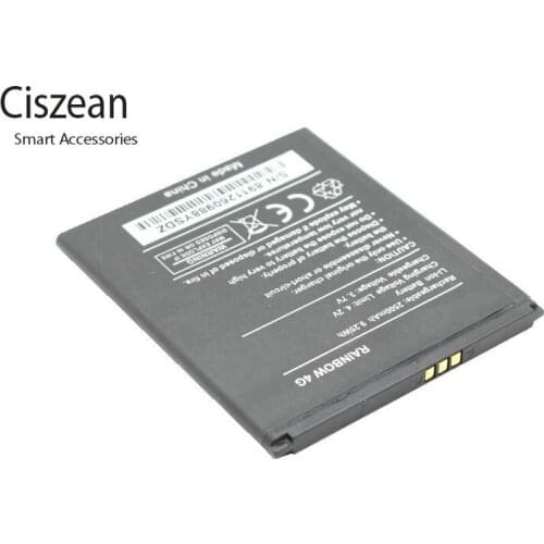 Ciszean 10x New 3.7V 2500mAh Replacement Rainbow4g Battery For Wiko RAINBOW 4G Batterie Bateria Cell Phone Batteries