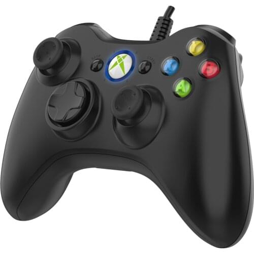 Dual Vibration Wired Game Controller for Xbox 360, PC Windows 7/8 /8.1/10/ Microsoft Xbox360/Xbox 360 Slim