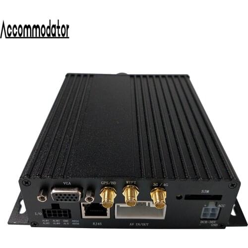 GPS 4G WIFI Car Vehicle Taxi Trailer Truck Sxhool Bus 4Channels AHD 1080P SD Card Mobile DVR