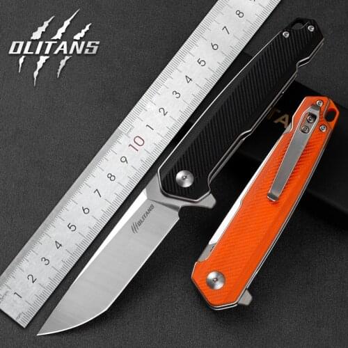 OLITANS Pocket knife Outdoor Tactical Camping Hunting Survival Folding Knife Defense Tool EDC Multi Knives Portable Fruit Knife