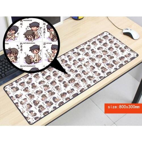 Hot sales mouse pad 800x300x3mm pad to mouse notbook computer mousepad High quality gaming padmouse gamer to keyboard mouse mat