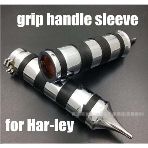 Motorcycle conversion modified metalhandle to turn the handle gripcover sleeve black for Har-ley