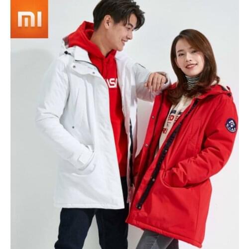 Xiaomi Youpin Men and Women Thickened Warm Cotton Clothing Windproof Comfortable Winter Coat Windbreaker Outdoor Hooded Coat