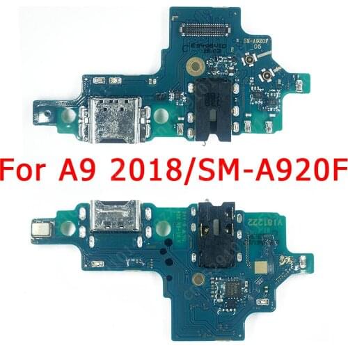 Original USB Charge Board for Samsung Galaxy A9 2018 Charging Port For A920F PCB Dock Connector Flex Cable Replacement Parts
