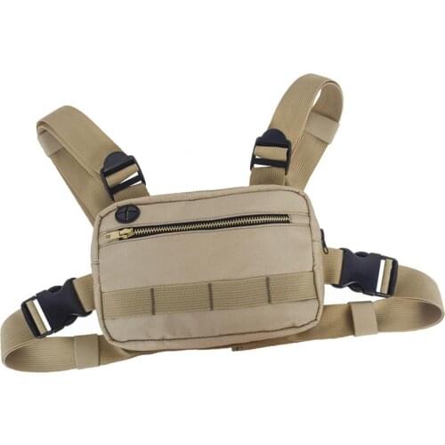 Hiking Chest Day Pack Chest Rig Bags Pouch for Running Camping Street Travel