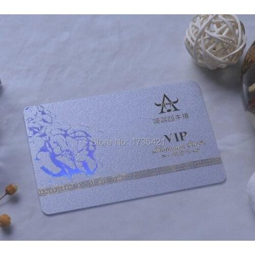 Custom VIP GLOSSY PVC card printing membership loyalty cards member