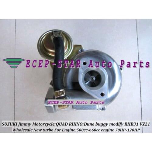 RHB31 VZ21 13900-62D51 VJ110069 Turbo For SUZUKI SWIFT SX4 LIANA Grand Vitara 500-660cc MOTORCYCLE 4TNA YA1 F6AT F6A 70HP-120HP
