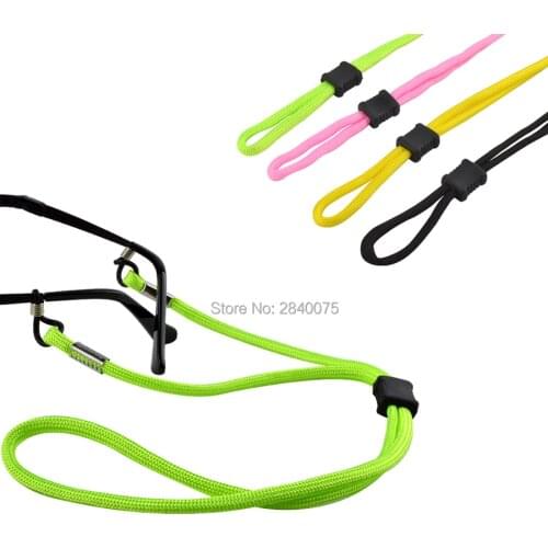 Retail adjustable sport eyeglass sunglasses neck string cord outdoor eyewear head band 4colours