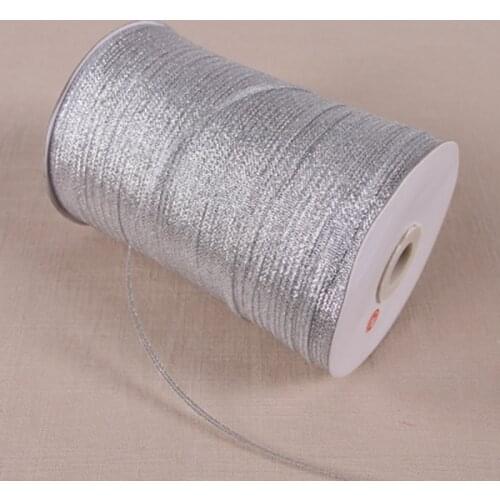 20Yards 3mm Silver Silk Satin Ribbon Party Home Wedding Decoration Gift Wrapping Christmas New Year DIY Material