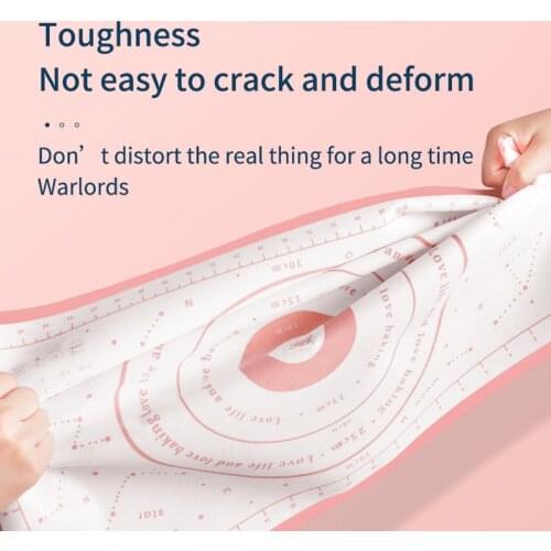 Silicone Kitchen Kneading Dough Mat Cookie Cake Baking Mat Tools Thick Non-stick Rolling Mats Pastry Accessories Sheet Pads