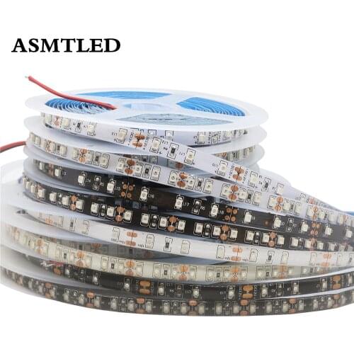 DC 12V 3528 SMD UV Led Strip light 60leds/m 120leds/m 395-405nm Ultraviolet Ray LED Diode Ribbon Purple Flexible Black Tape lamp