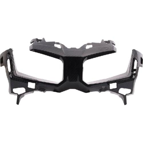 Carbon Fiber Printed ABS Front Head Light Bracket Cover For HONDA ADV150 2019 2020 2021