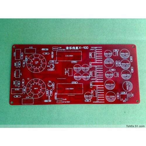Improved version (reference to Musical Fidelity X-10D circuit) electronic tube buffer (with voltage stabilizer) PCB board