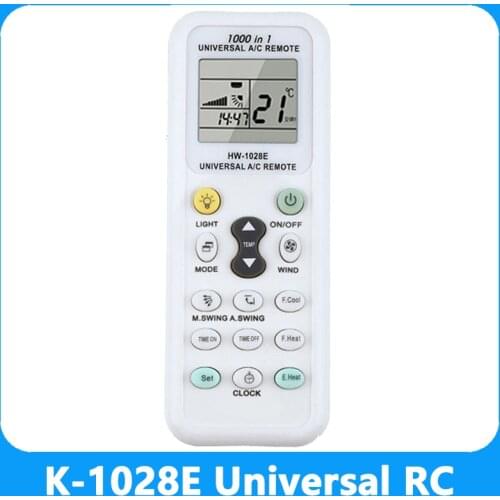 1000 In 1 Universal Wireless Remote Control K-1028E AC Digital LCD Remote Control For Air Conditioner Low Power Remote New