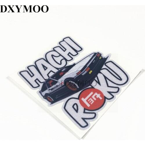 HACHI Car Stickers HF Hellaflush AE86 GK5 JDM Window Motorcycle Bike Vinyl Decals