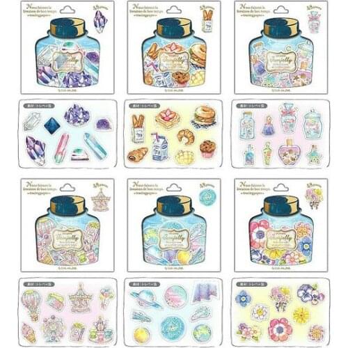 DIY Colorful jamjelly 3D kawaii Stickers Diary Planner Journal Note Diary Paper Scrapbooking Albums PhotoTag