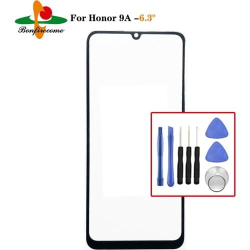 9A For Huawei Honor 9A Front Touch Screen Glass Outer Lens Replacement