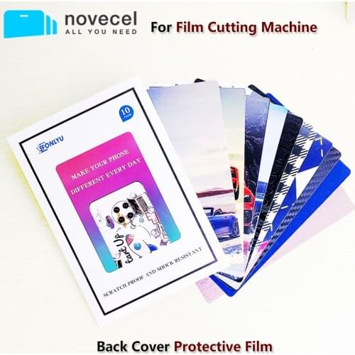 50pcs Universal Back Cover Protector Sticker Film for iPhone Samsung Housing Protective Film Apply Auto Film Cutting Machine