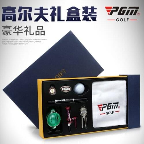 PGM Golf Clip Mark TEE Set Ball Green Fork Gifts Eight Piece Set Gift Box High Quality /greens Fork/scriber/towel