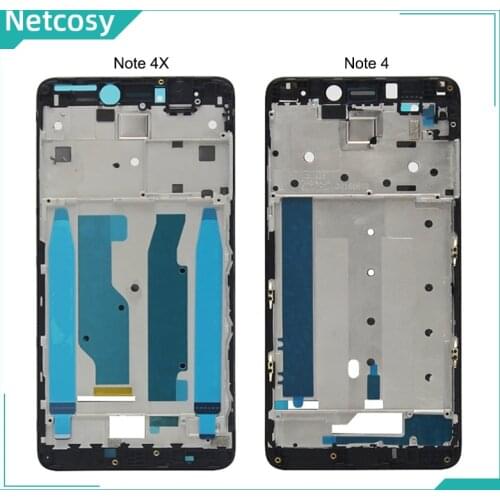 LCD Housing Plate Frame Bezel Housing Cover Front A Frame Board for XiaoMi Redmi Note 4 4x Note4 Note4x Middle frame Repair