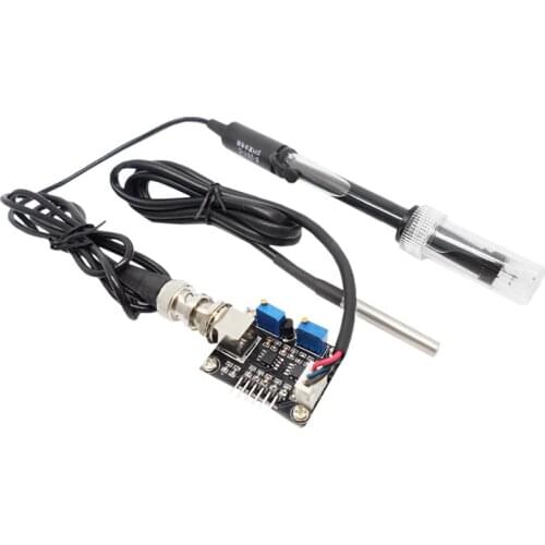1set Liquid PH0-14 Value Detection Sensor Module + PH Electrode Probe BNC for Arduino