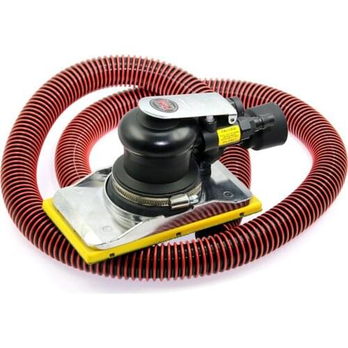 90x180MM Square Air Orbital Sander Central Vacuum Ready Pneumatic Sanding Machine 12000RPM With Vacuum Function
