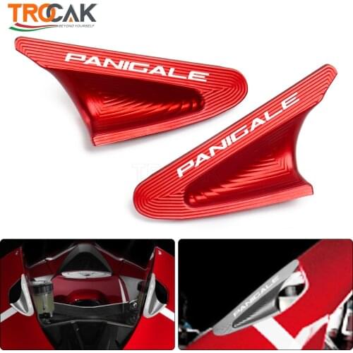 Motorcycle Accessories For DUCATI PANIGALE 1199 2012-2014 PANIGALE 899 2013-2015 Windscreen Mirror Cap Driven Eliminators Cap