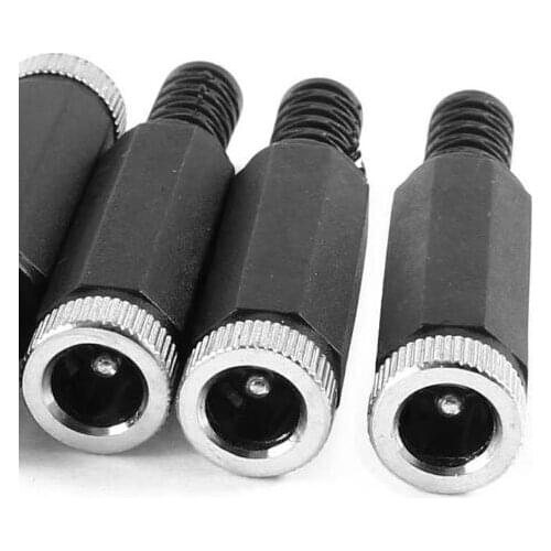 Free shipping 10 Pcs 2.1mm x 5.5mm Female DC Power Socket Jack Connector Adapter