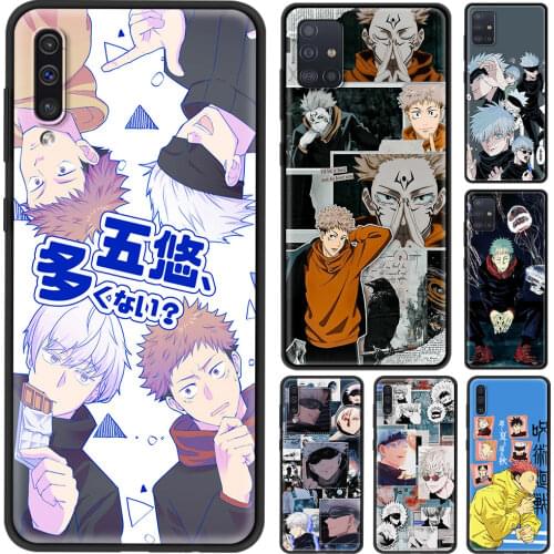 Smartphone Case for Samsung Galaxy M31s M51 M31 M62 M30s M21 M11 M01 Cover Jujutsu Kaisen Cute Gojo Shell
