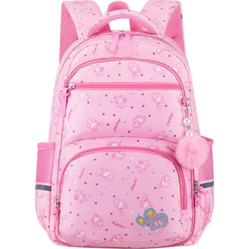 Childrens Schoolbag Student Kindergarten Grade 1-3 School Backpack Boys And Girls Mochila Infantil Com Rodinha Book Bag
