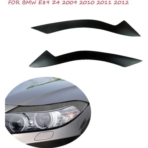 For BMW Z4 E89 2009 2010 2011 2012 Car Front Headlight Lamp Eyebrows Eyelids Moulding Cover Trims Eyebrow Headlights Stickers